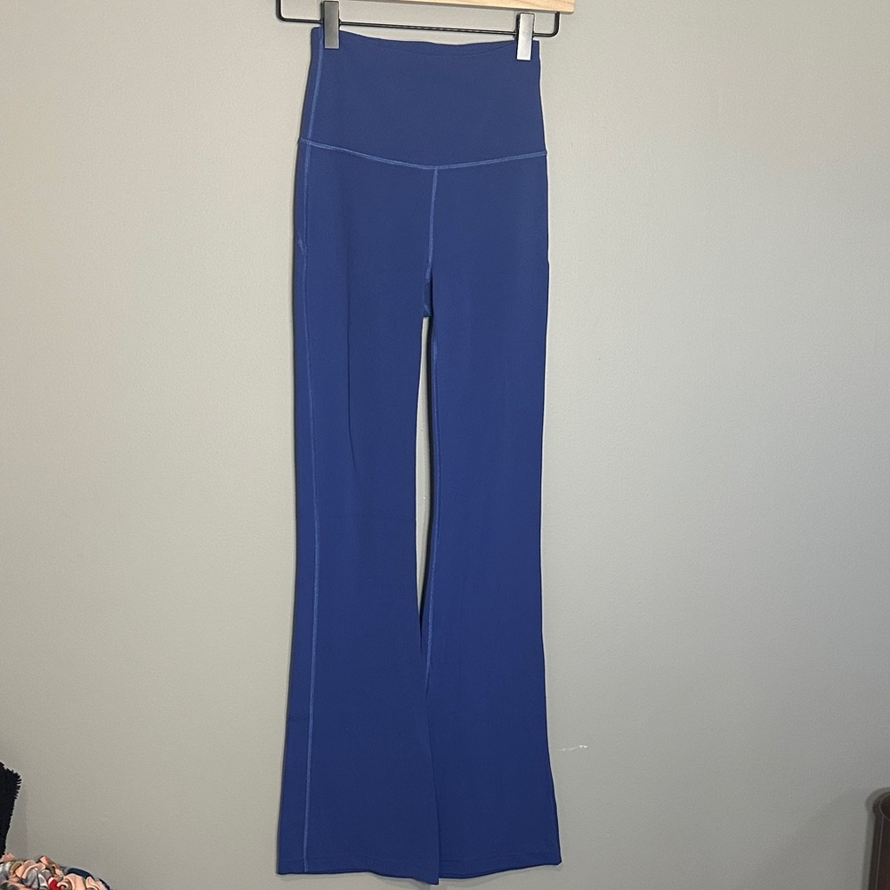 Lululemon Royal Blue Groove Flared leggings